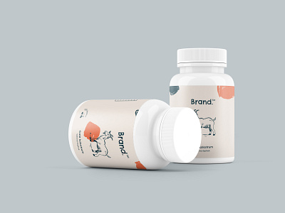 Brand™: Packaging Concept branding design illustration label packaging products supplement