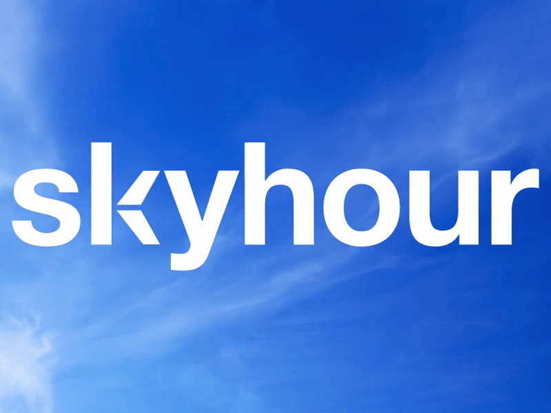 Skyhour Edit 1 animation app logo start up travel