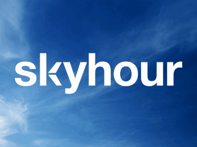 Skyhour Edit 3 animation app logo start travel up