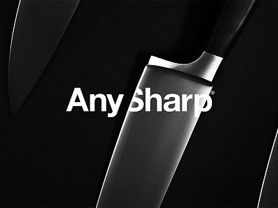 Any Sharp anysharp brand branding breakdown btl creation design identity logo message