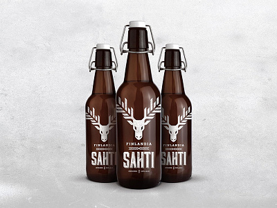 Sahti Beer Brand Identity Design brand branding breakdown creation design identity logo message