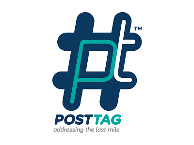 PostTag Logo brand branding breakdown creation design identity logo message