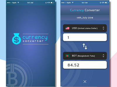 Currency Converter converter creative currency mobile app modern ui unique ux