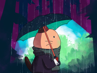 #Cat, #Rain, #Forest, #love, #Pain,,,,