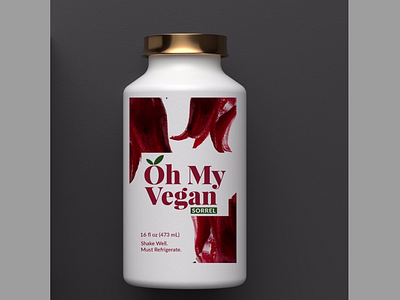 Oh my Vegan illustrator logo packaging photoshop