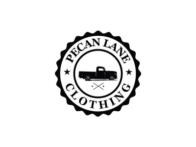 Pecan clothing adobe black circle clothing fashion illustration logo