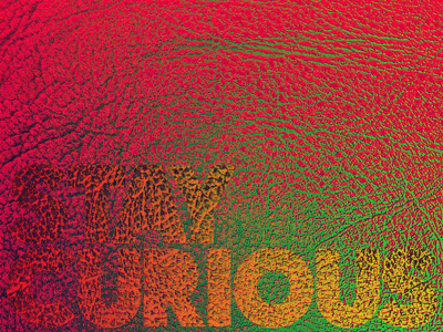 Curious (Animation) animation gif gradient neon texture trippy typography