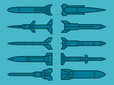 Rockets illustration minimal modern rockets space