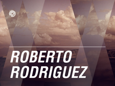 Roberto Rodriguez photography poster type