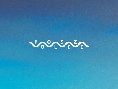 Poolsize logo minimal symbol type wave