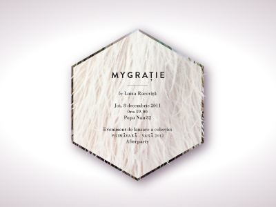 Mygratie abstract geometric minimal poster type