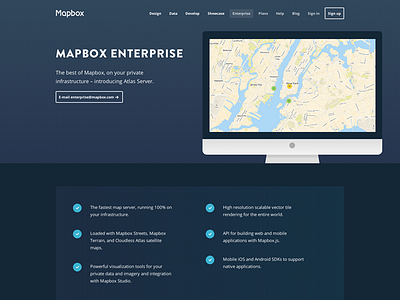 Mapbox Enterprise atlas enterprise imac map mapbox redesign ui