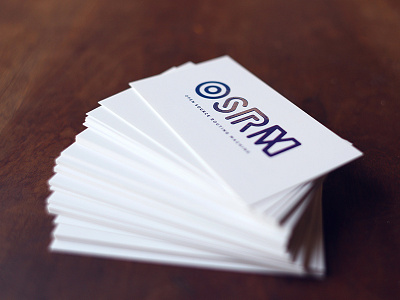 OSRM Business Cards business card gradient osrm spot uv varnish