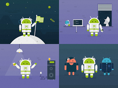 Mapbox + Android android astronaut flag launch mapbox moon party space