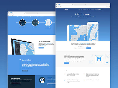 Twitter's Fabric + Mapbox fabric geo landing page mapbox maps partners sdk twitter