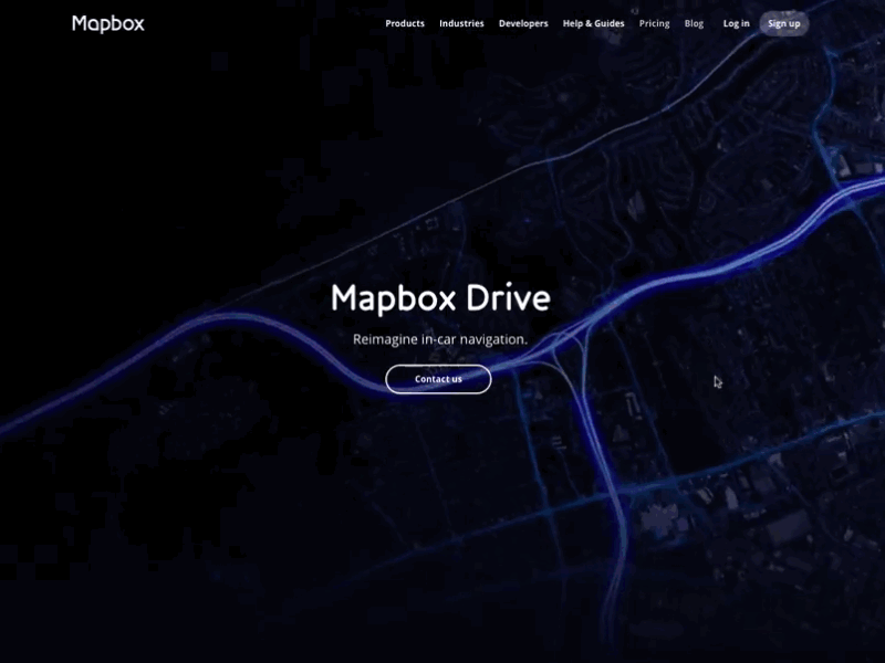 Mapbox Drive autonomous cars data drive map mapbox telemetry