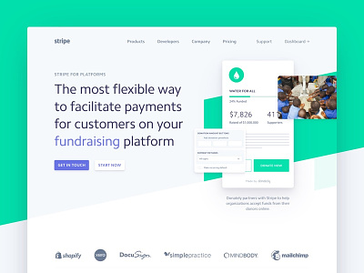 Stripe solutions landing page solutions stripe