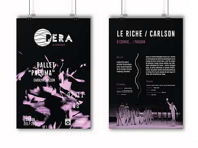Opéra affiche graphic design