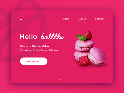 Hello Dribbble thanks