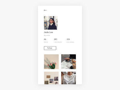 DailyUI 006 - User Profile