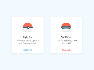 DailyUI 011 - Flash Message app design dailyui flash message pokemon ui design