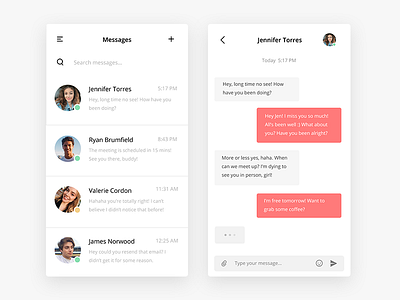 DailyUI 013 - Direct Messaging