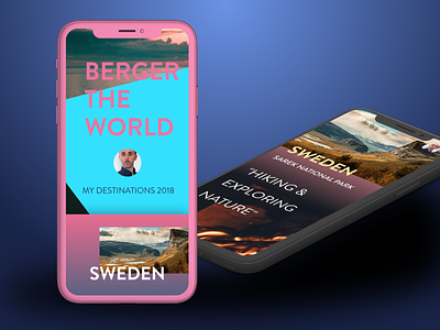 Berger ze World after cars effects flinto framer interface invision ios sweden travel ui ux