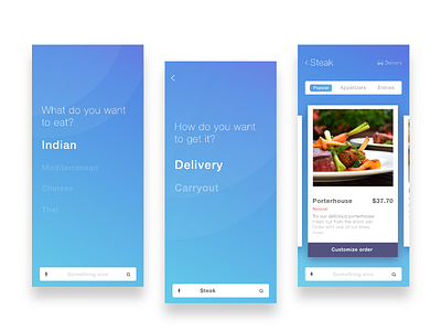 DailyUI Day#043 -Food Menu-Vid Attached adobexd ae animation dailyui food grid interactive menu ui user experience user interface ux web design