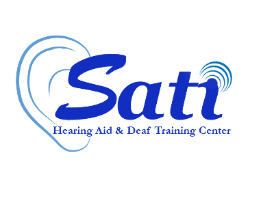 Sati Logo ear logo hearing aid logo hearing logo kolkata hearing aid logo logo design