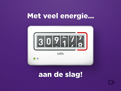 With a lot of energy... apps design energy meter mobile ui