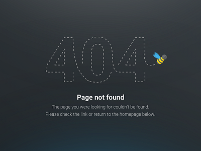 404: Flying Bee 404 bee error page not found