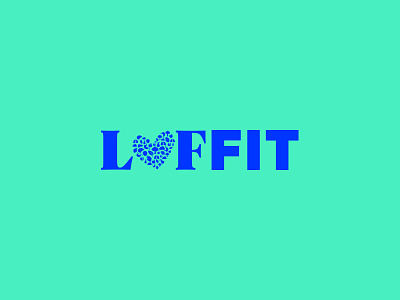 Loffit - Logo campaign green health lifestyle loffit logo