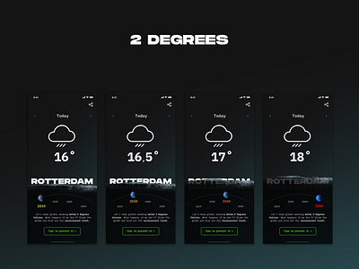 Design Challenge - Weather app app challenge climate climate change concept global warming hackathon temperature ui ux weather weather app