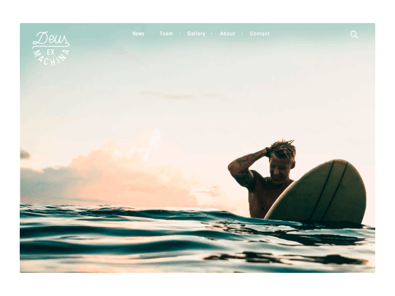 Surf Website Concept