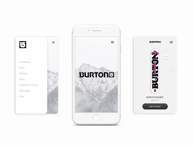 Burton App Redesign branding burton cool design ecommerce ecommerce app ios ios app logo mountain redesign sketch snow snowboard ui ui design uidesign uiux visual visual design