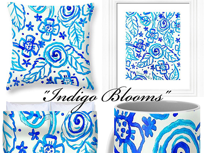 "Indigo Blooms" product launch!