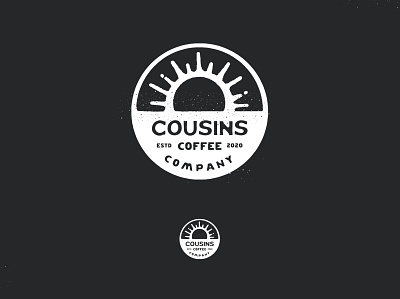 Cousins Coffee | Logo & Branding air roast apple pencil branding coffee coffee bean design hand drawn handrawn illustration ipad pro label logo
