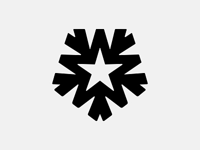 Monogram | W Star black and white brand logo monogram design monogram logo monogram symbol star symbol