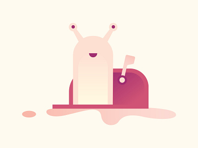 Snail Mail | Illustration cute digital art draw drawing illustration illustration design mail sketch snail snail mail vector
