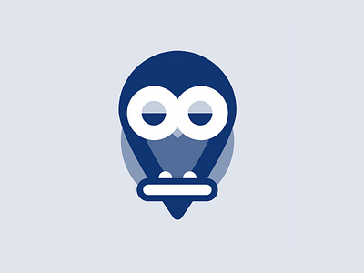 8 | Owl Typography design flat illustration typography vector
