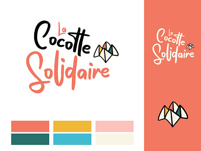 Cocotte Solidaire - Identity Food Association association branding color design food identity illustration logo logotype