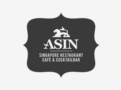 Asin - Singapore Restaurant ademci berlin brand logo logotype merlion restaurant sedat singapore