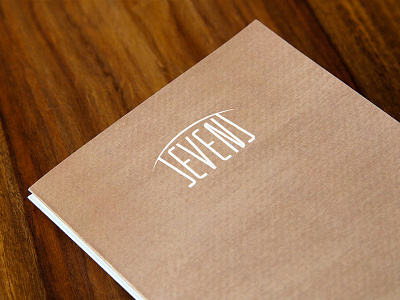 Sevens Restaurant - Menu Card (Cover) card cover menu restaurant sevens