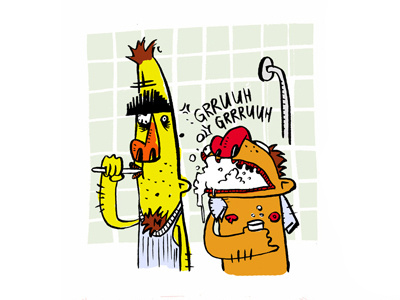 Ernie & Bert bert character ernie illustration sesame street