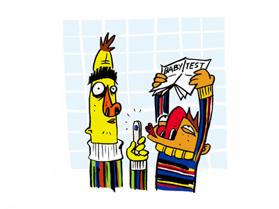 Ernie & Bert bert character ernie illustration sesame street