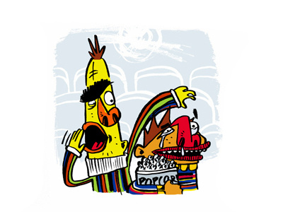 Ernie & Bert bert character ernie illustration sesame street