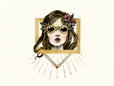 Royal Card Illustration cards drawing fashion gold illustration ink luxury traditional