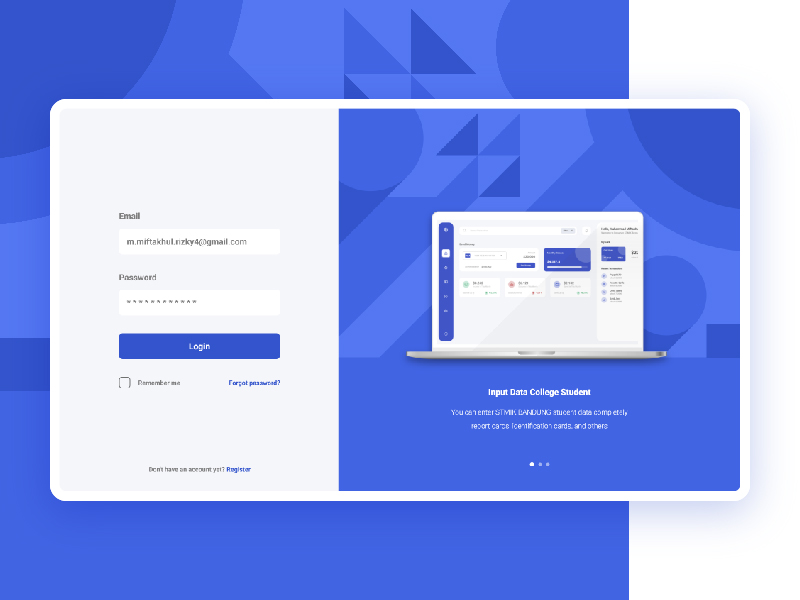 Login Screen Challenge by Miftakhul Rizky on Dribbble