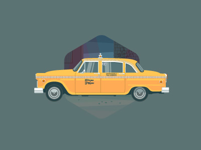 Cab - Taxi driver cab car illustration movie taxi