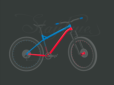 NS Eccentric bicycle bike eccentric illustration mtb ns bikes
